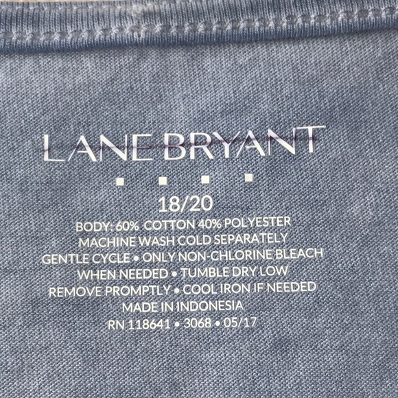 Lane Bryant Warm Weather Pull Over Top - Picture 3 of 7